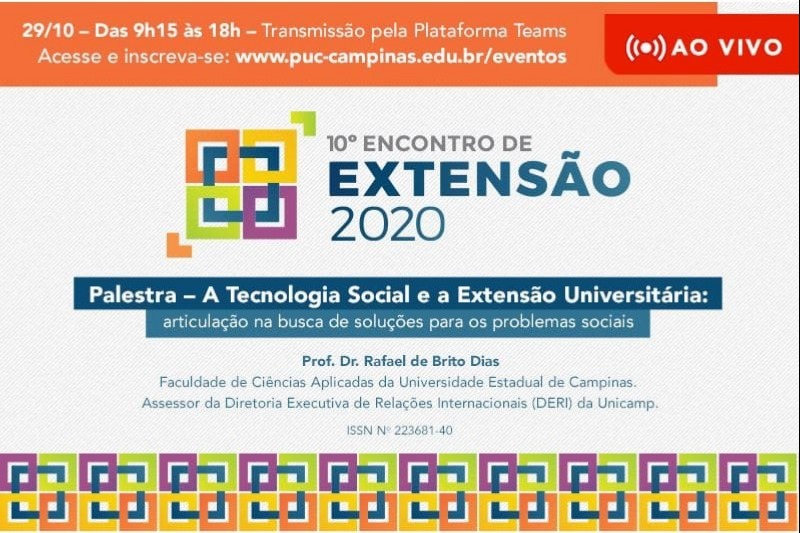 10° ENCONTRO ANUAL DE EXTENSÃO UNIVERSITÁRIA DA PUC-CAMPINAS
