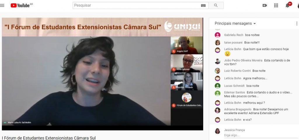 I ForExt - Câmara Sul debate a formação extensionista
