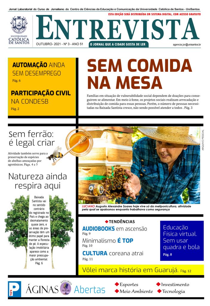 Extensão - em editorial, nova edição do jornal laboratório entrevista destaca a nostalgia para abordar problemas atuais e o trabalho da imprensa
