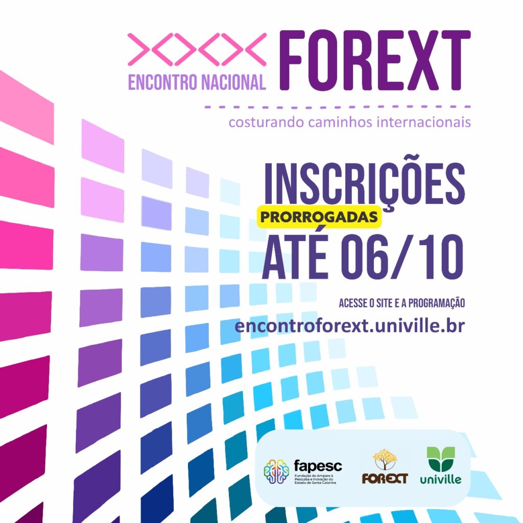 Inscrições abertas para o Encontro Nacional Forext